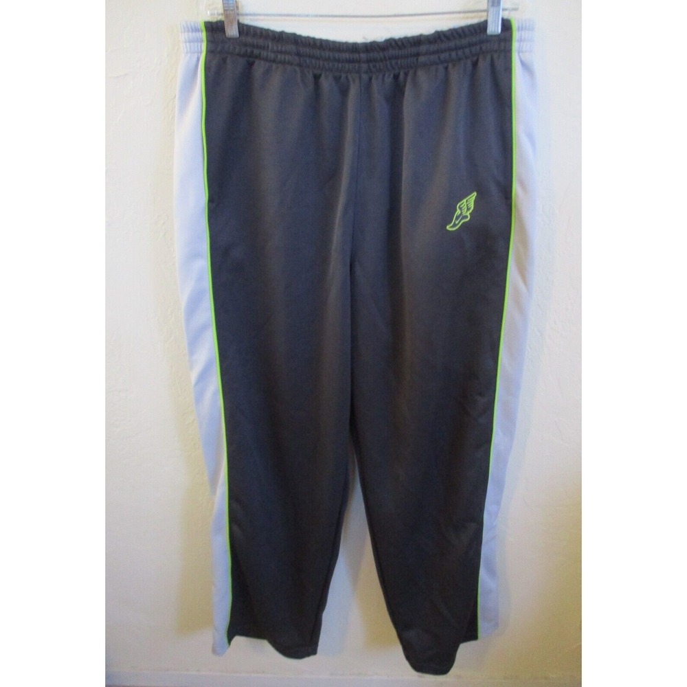 Vintage Y2K Nike Track Pants Size 2XL X 32  NWT NOS Zip Cuff Winged Foot Logo